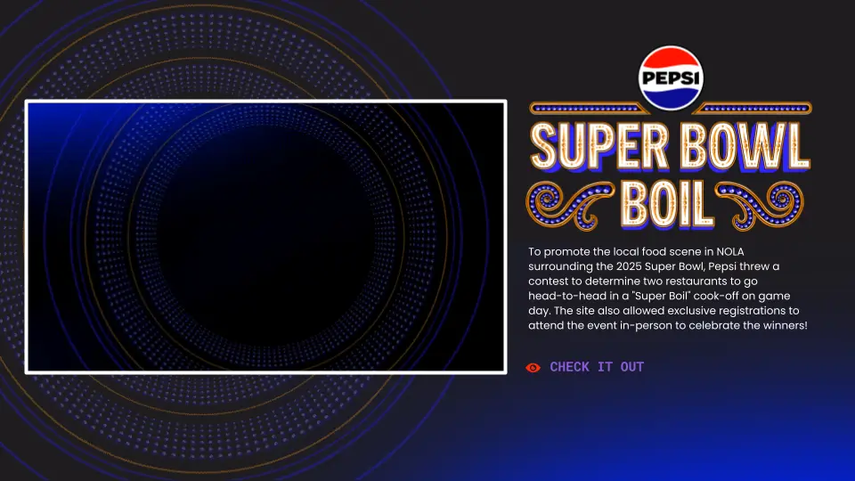 Pepsi Super Bowl Boil Contest